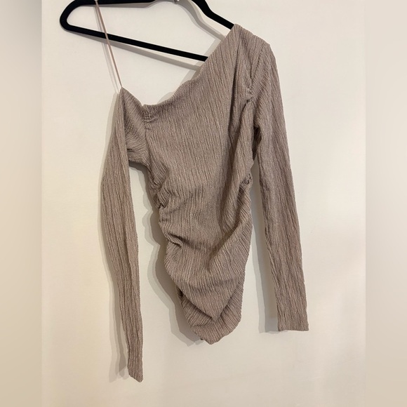 Zara Tops - Elegant Tan Women's Top